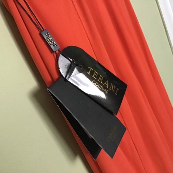 BRAND NEW - Terani Couture Cutout Gown - Picture 4 of 5